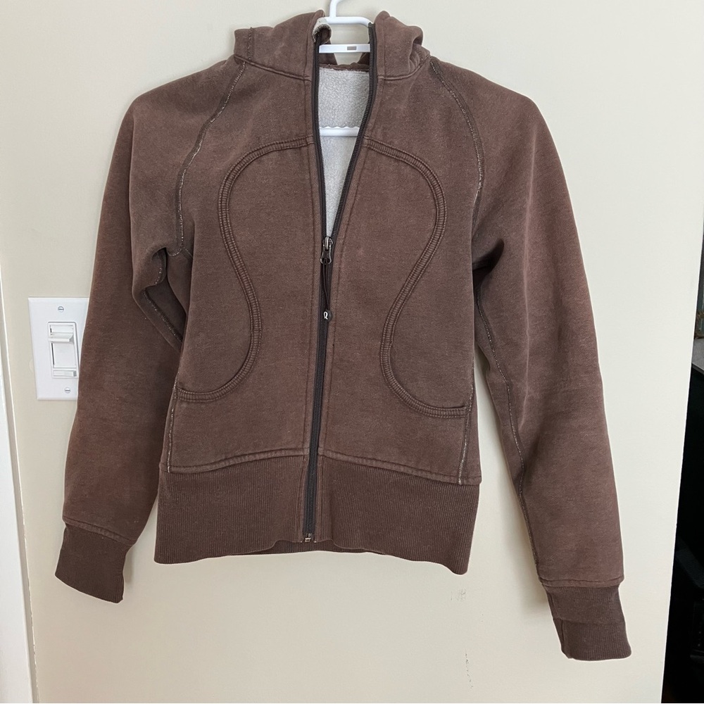 lululemon athletica light Brown kid’s  Hoodie vintage streetwearfun athleisure